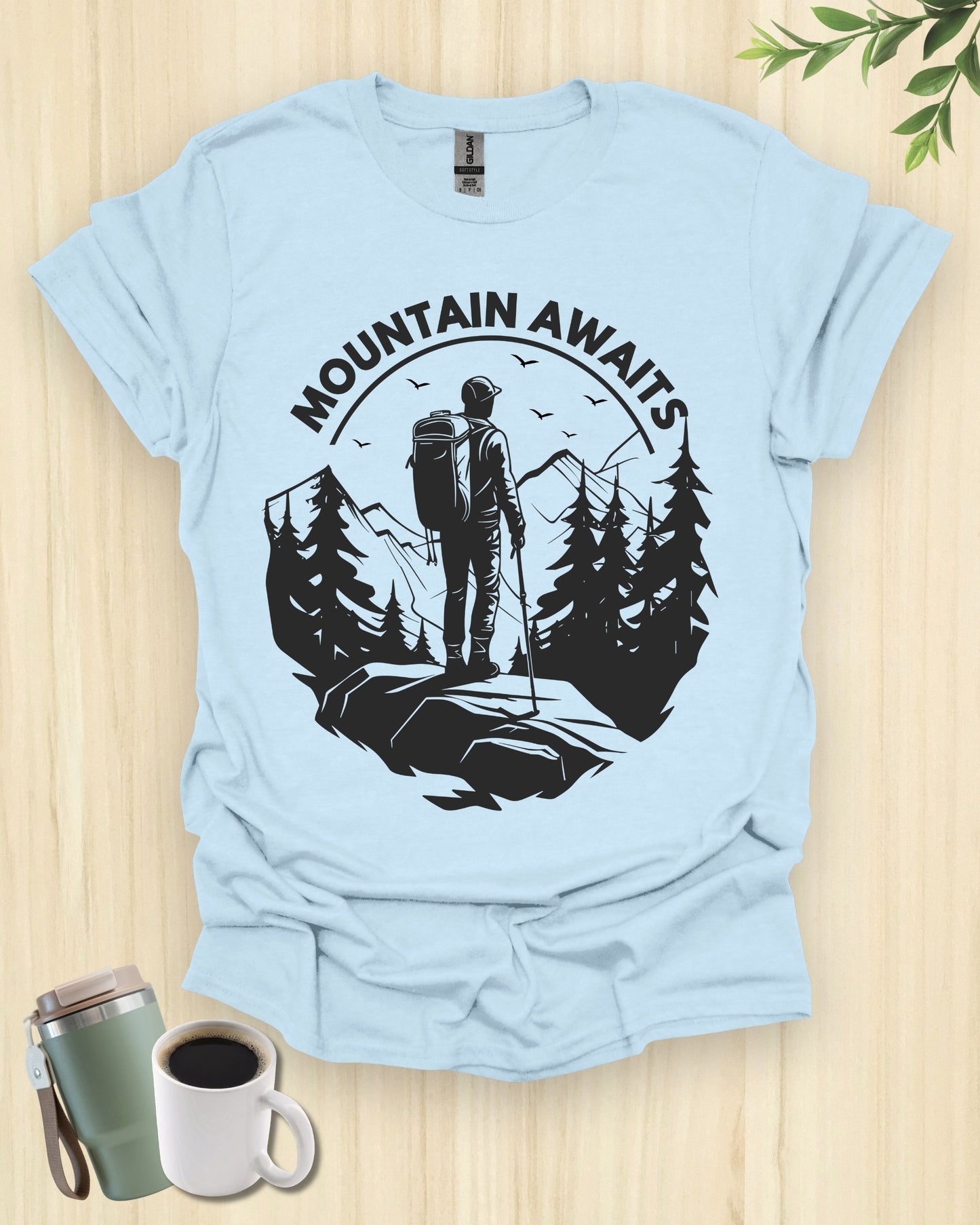 Mountain Awaits Hiking Adventure T-Shirt
