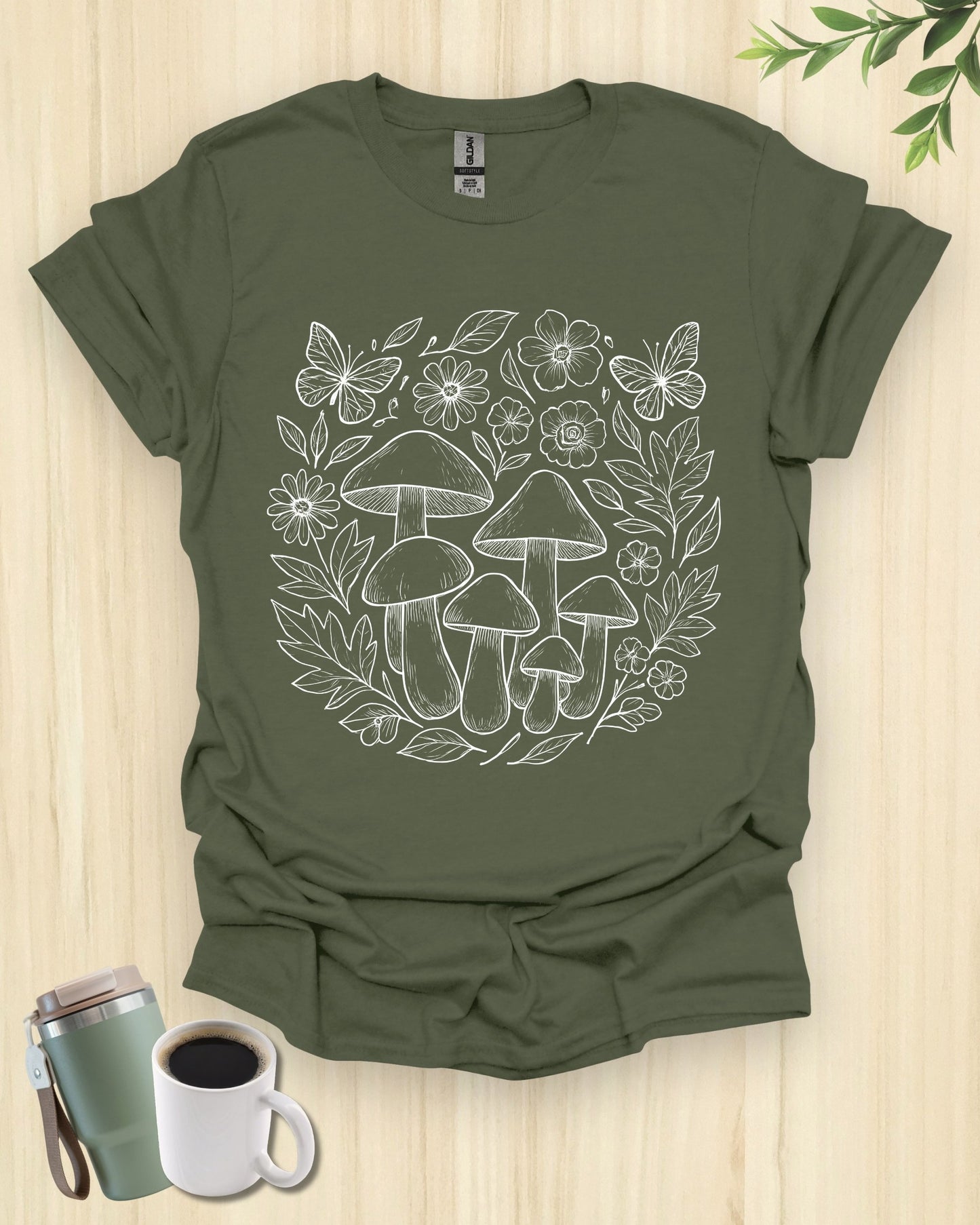 Whimsical Mushroom T-Shirt