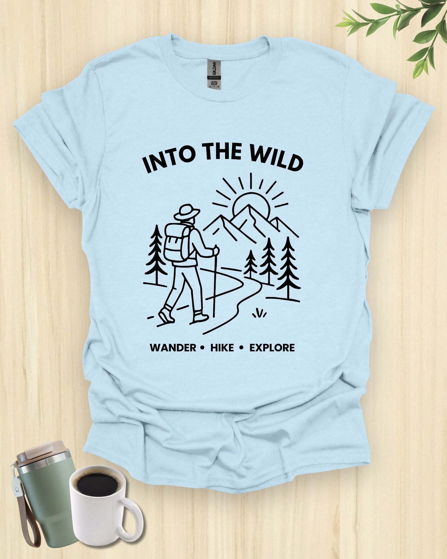 Into The Wild Minimalist Hiking T-Shirt