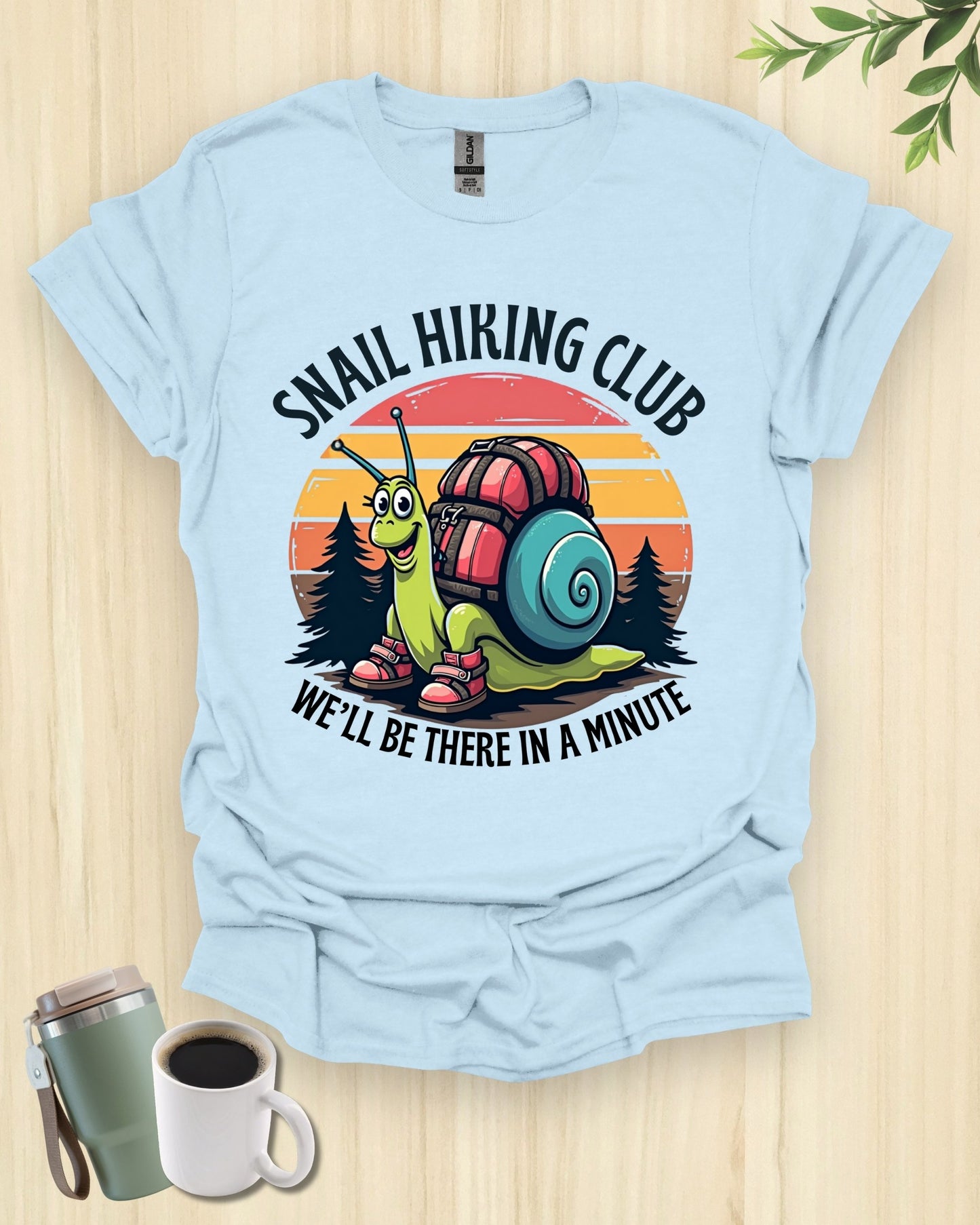 Snail Hiking T-Shirt