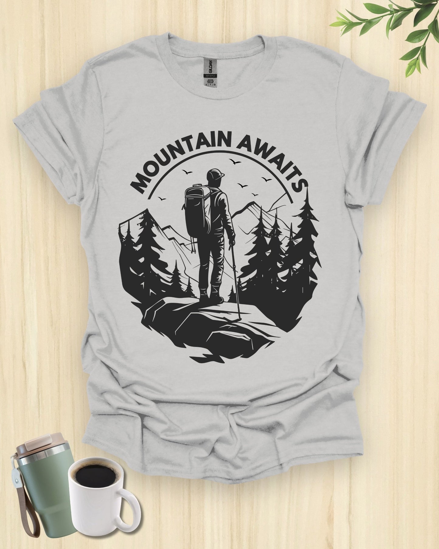 Mountain Awaits Hiking Adventure T-Shirt