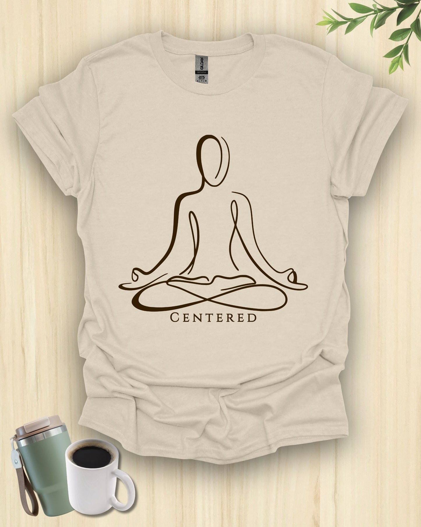 Centered Yoga Meditation T-Shirt