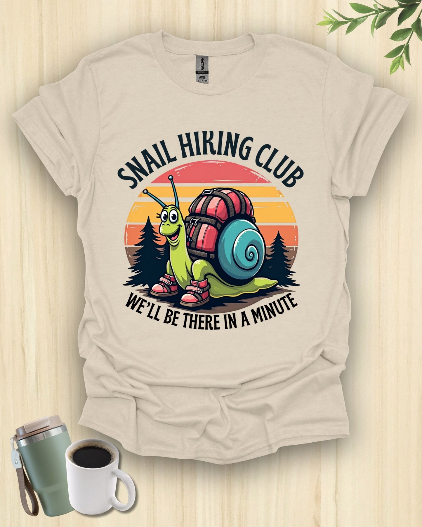 Snail Hiking T-Shirt