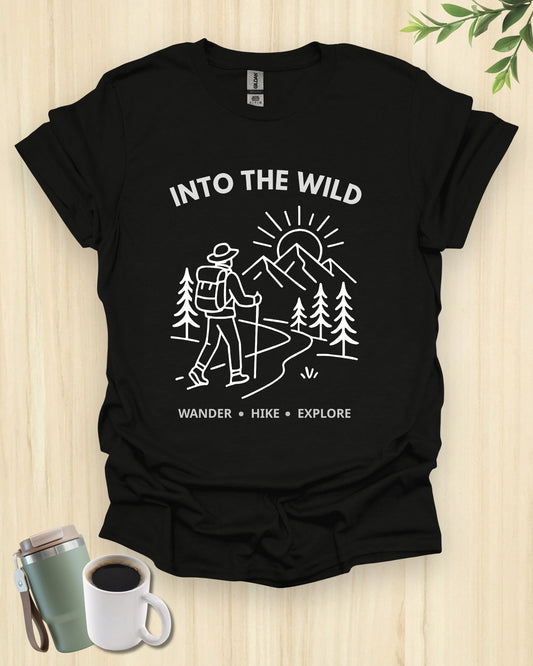 Into The Wild Minimalist Hiking T-Shirt