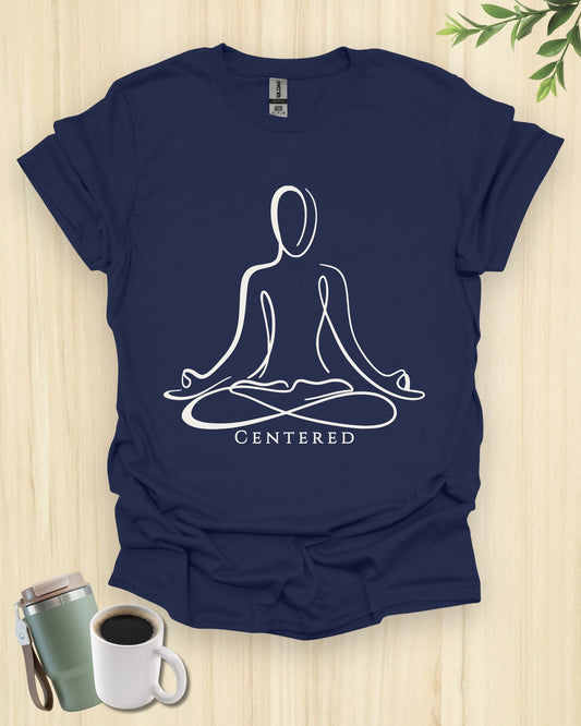 Centered Yoga Meditation T-Shirt