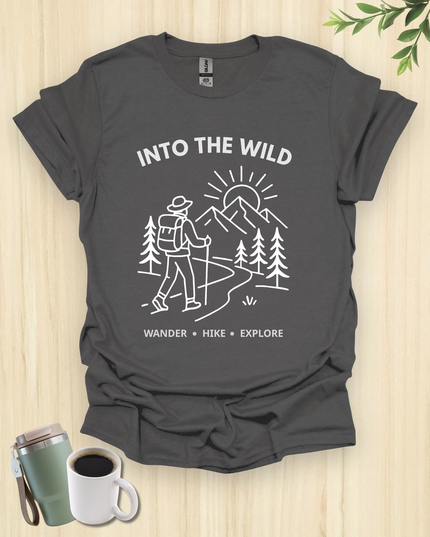 Into The Wild Minimalist Hiking T-Shirt