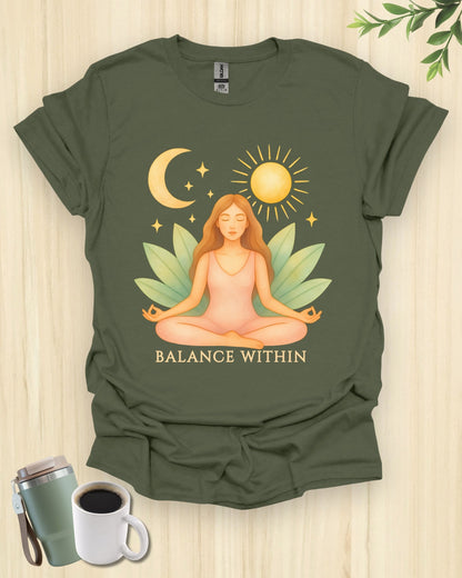 Balance Within Meditation T-Shirt
