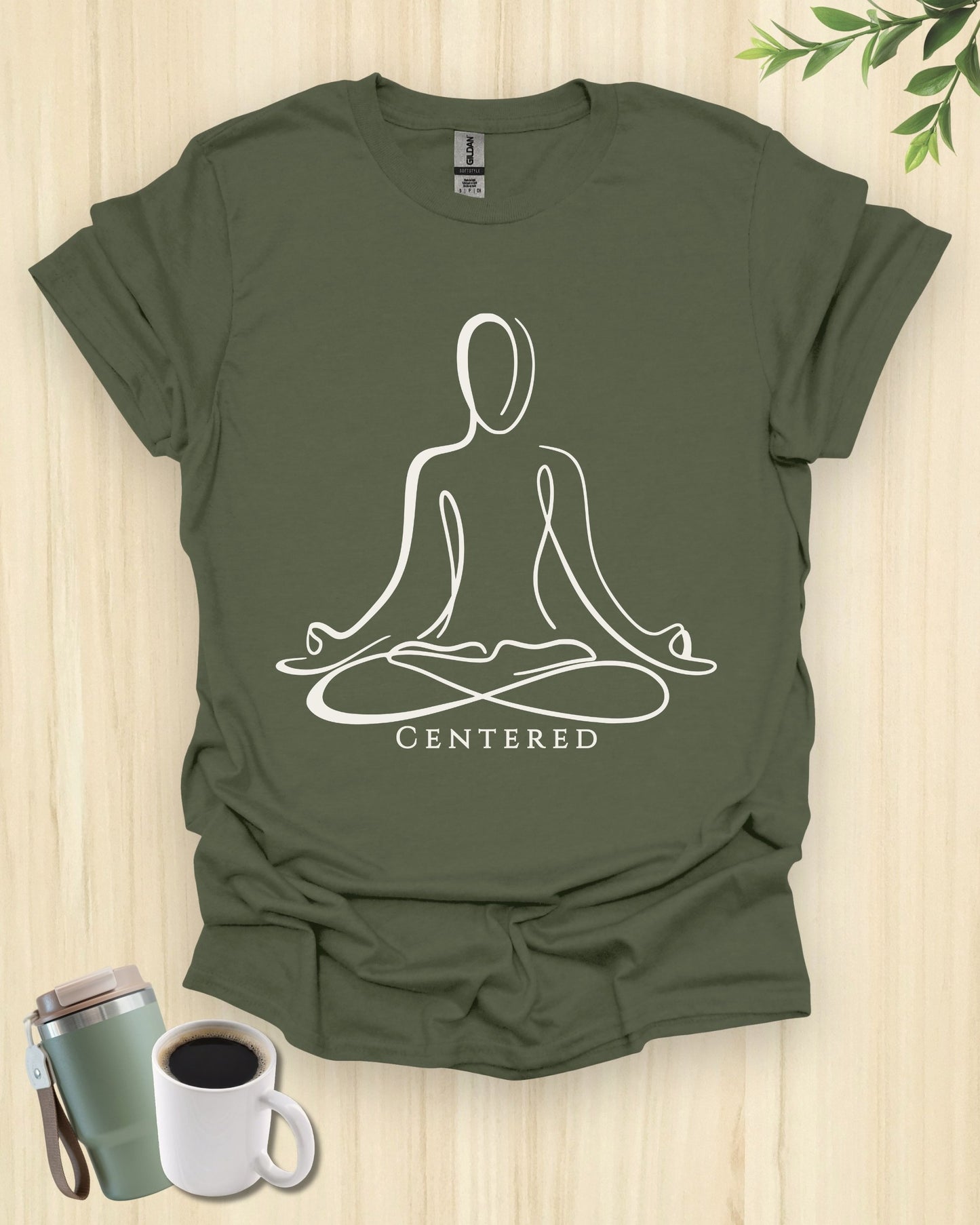 Centered Yoga Meditation T-Shirt