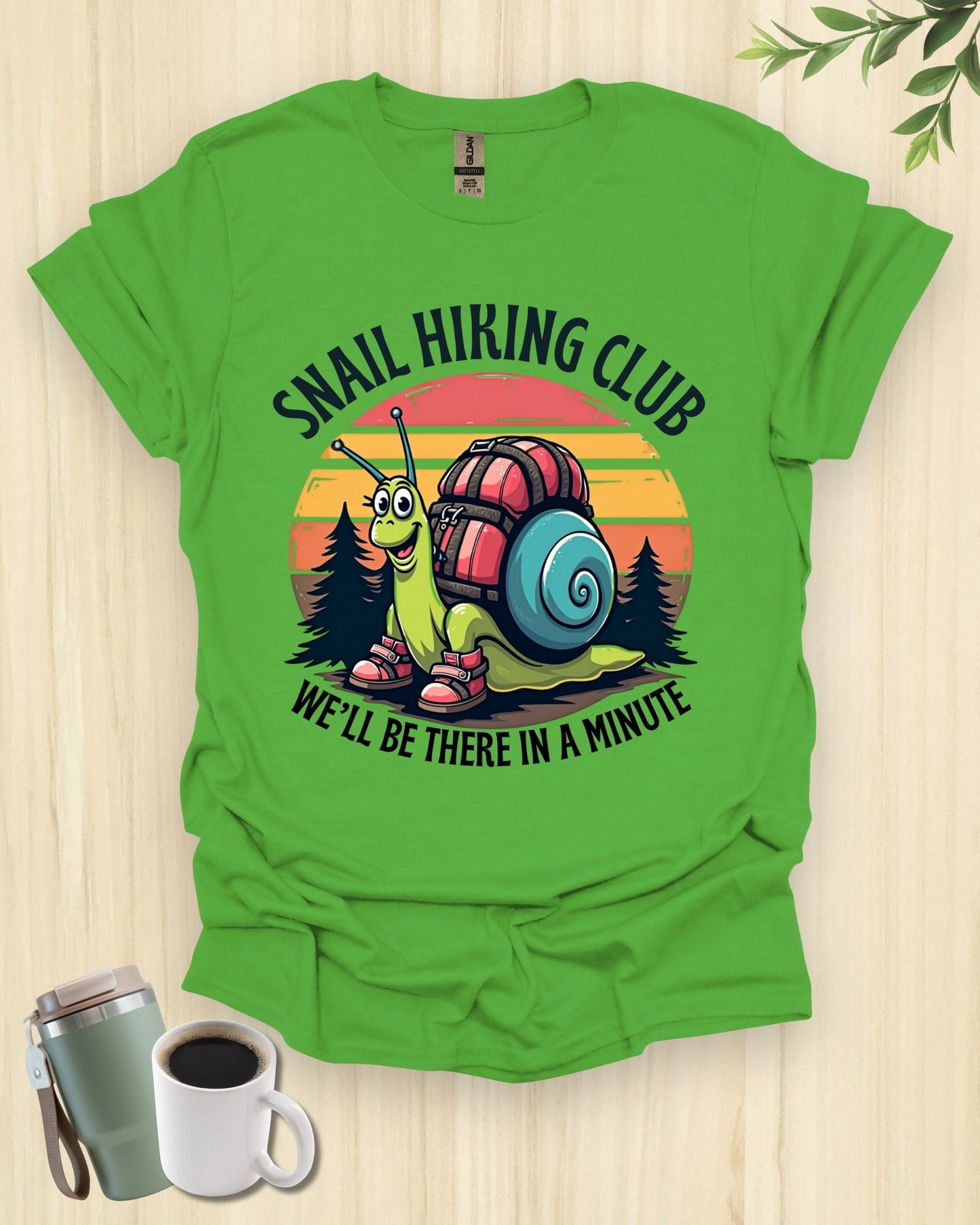 Snail Hiking T-Shirt