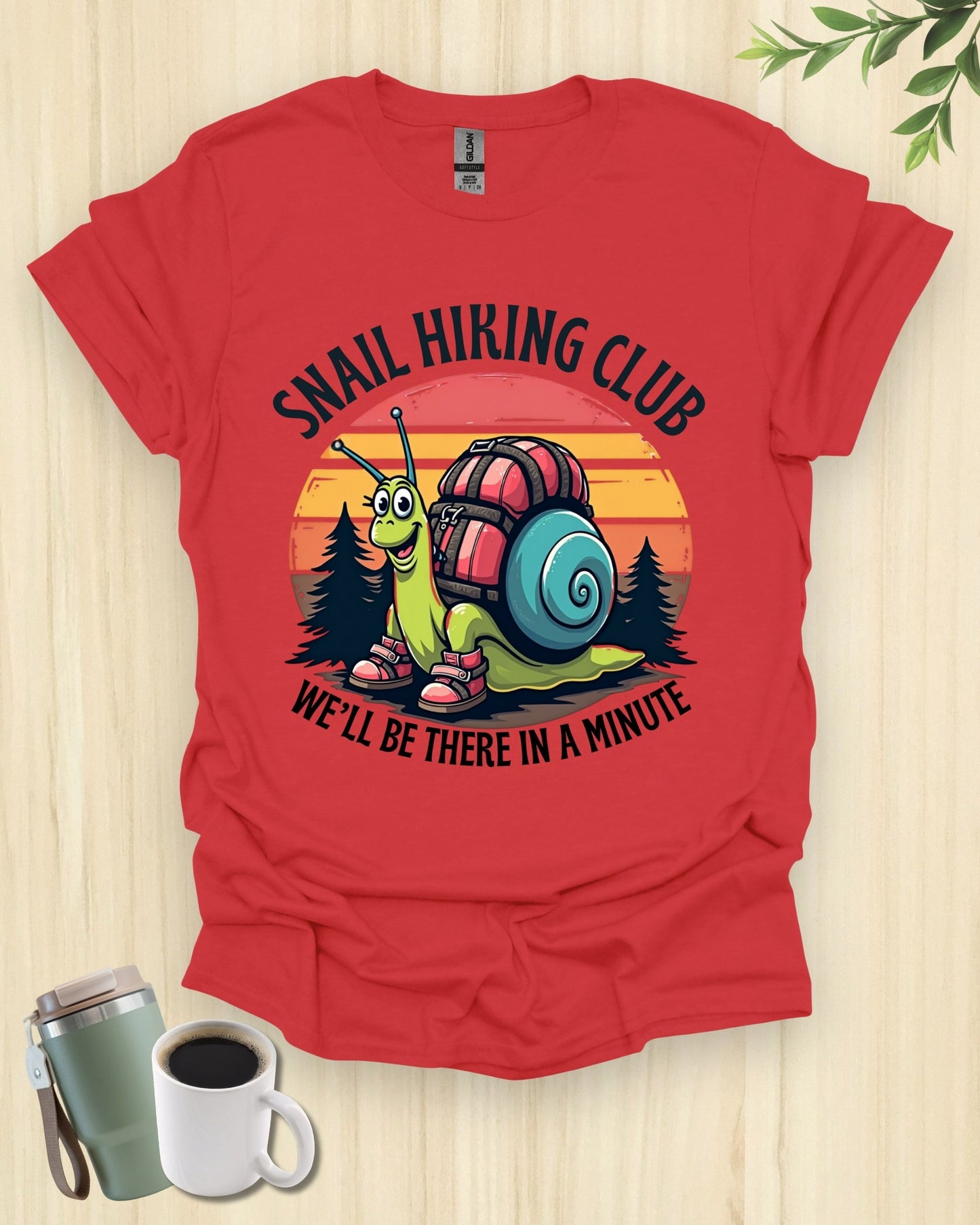 Snail Hiking T-Shirt